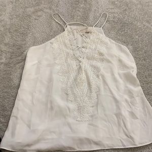 Cute white lace tank